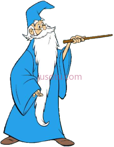 迪士尼魔法师,wizard merlin disney PNG