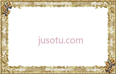 金框,gold wedding frame PNG