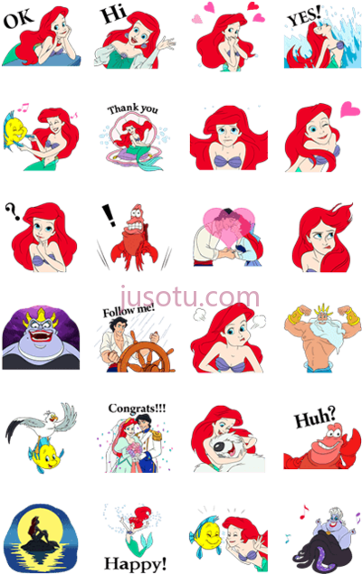 小美人鱼,little mermaid animated PNG