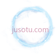 蓝色光环,blue glow ring PNG