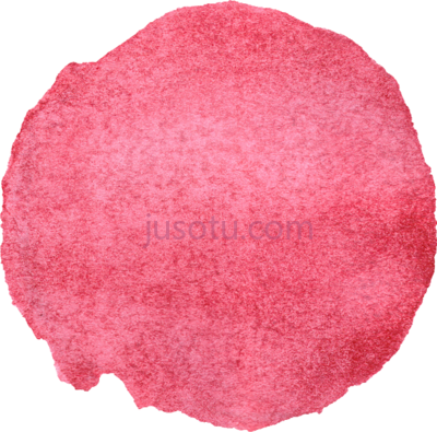 红圈水彩,red circle watercolor PNG