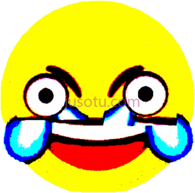 睁眼,open eye crying laughing emoji PNG