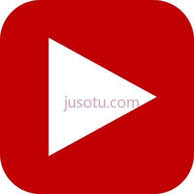优兔红色,youtube icon block play button red PNG
