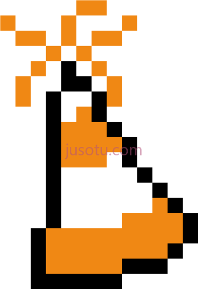 派对帽,party hat pixel art PNG