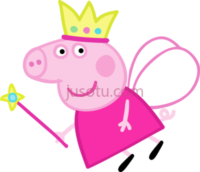小猪佩奇,peppa pig fairy PNG