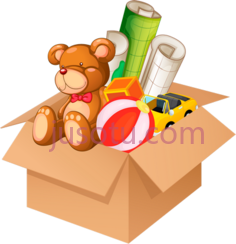一盒玩具PNG