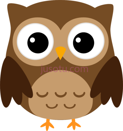 猫头鹰,black and white cute owl halloween PNG