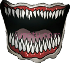 毛骨悚然吓人嘴,creepy PNG