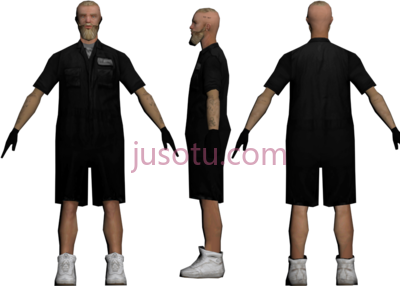 侠盗猎车手,custom skin i made gta san andreas PNG
