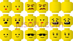 乐高脸PNG
