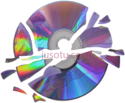光盘破碎,cd compactdisc shattered broken music radio grung PNG