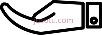 手掌向上,receiving hand outline palm up inside a circle PNG