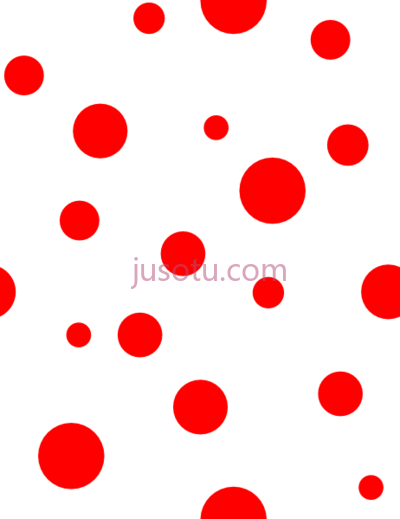 红色圆点,red polka dots art PNG
