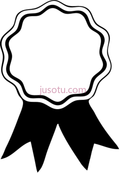 证书,certificate black and white PNG