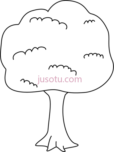 树木,tree black and white and art PNG