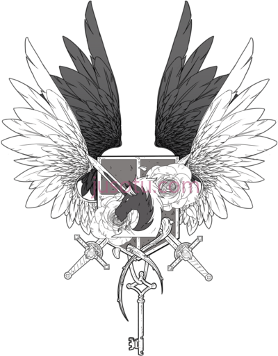 进击的巨人,tumblr attack on titan symbol PNG