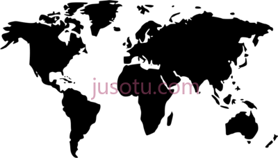 世界地图,world map comments silhouette PNG