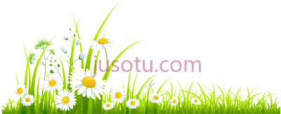 花草,art black and white grass PNG