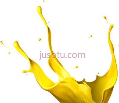 黄色金漆,gold paint drip PNG