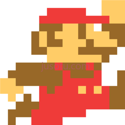 马里奥,8 bit mario PNG