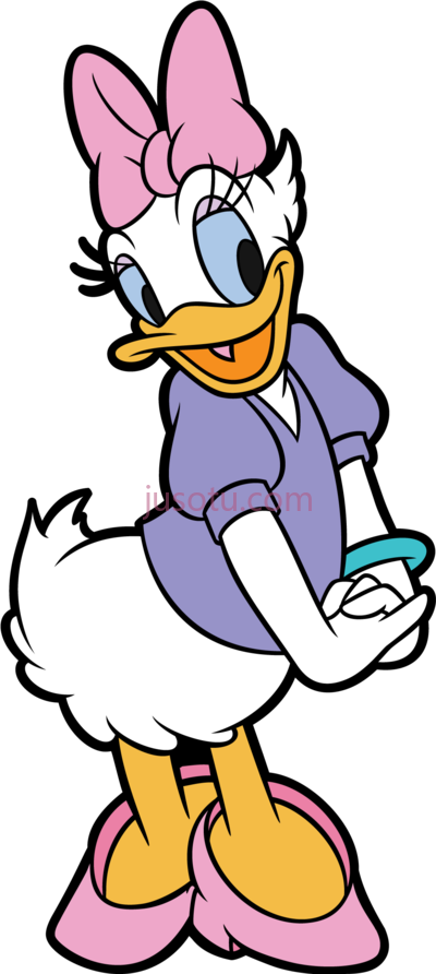 黛丝,daisy duck PNG