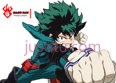 我的英雄学院绿谷出久PNG