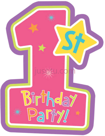 一岁生日,1st birthday PNG