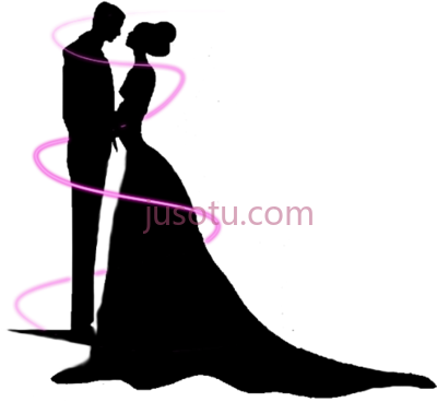 婚礼情侣,wedding couple silhouette anniversary quotes in tamil PNG