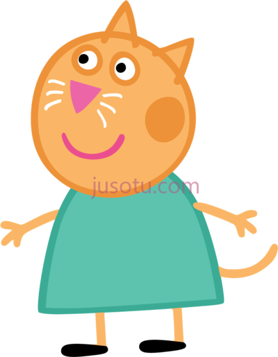 小猪佩奇,peppa pig cat PNG