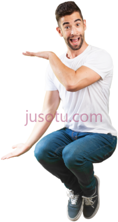 跳跃快乐的人,jumping happy man PNG