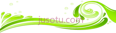 绿波,green waves PNG