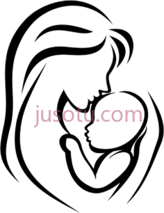 母婴,mom holding baby PNG