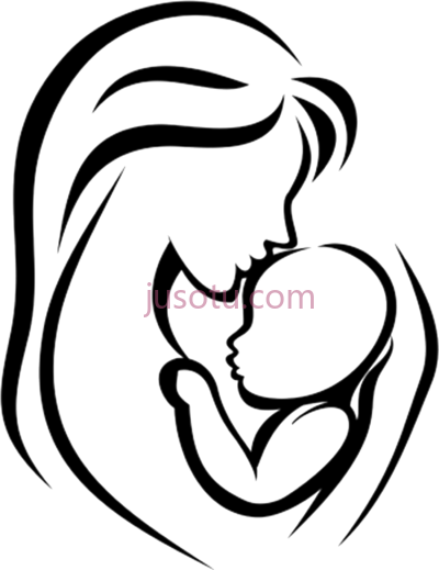 母婴,mother infant child art PNG