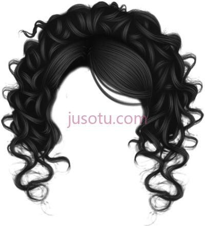 黑发,black hair PNG