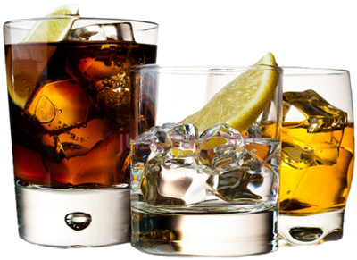 酒杯,liquor drink glasses PNG