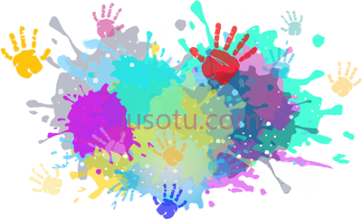 彩色粉尘,15 color dust PNG