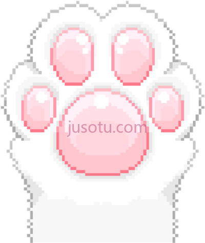 猫爪子,paw cat neko kawaii anime art manga PNG