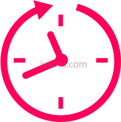 时间,time icon pink PNG