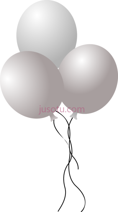 白色生日气球,balloons on white birthday balloon PNG