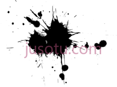 黑色油漆飞溅PNG