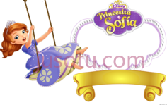 索菲亚公主相框PNG