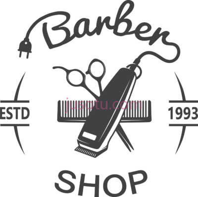 理发师标志,barbershop pers PNG