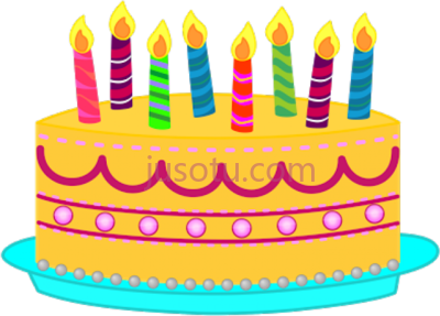 生日蛋糕蜡烛,birthday cake candle PNG