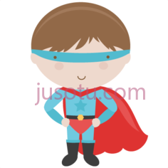 男孩超级英雄PNG