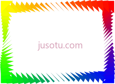 彩虹,rainbow colorful frames and borders PNG
