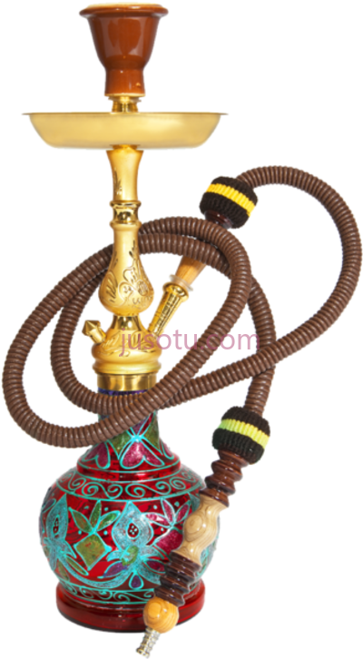 阿拉伯水烟,arabic hookah isolated on a white PNG