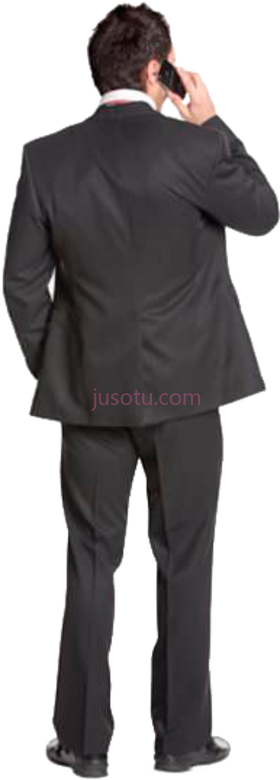打电话人,cutout man standing back phone people cut out PNG