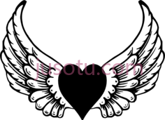 心形翅膀PNG