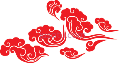 新年贴纸,chinese cloud new year PNG