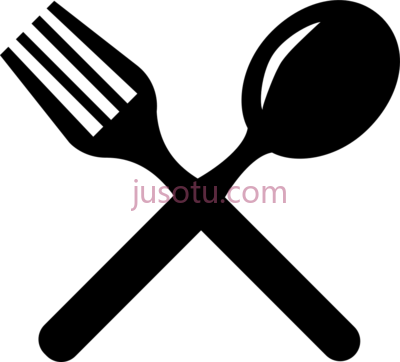 叉匙,cutlery cross couple fork and spoon comments PNG